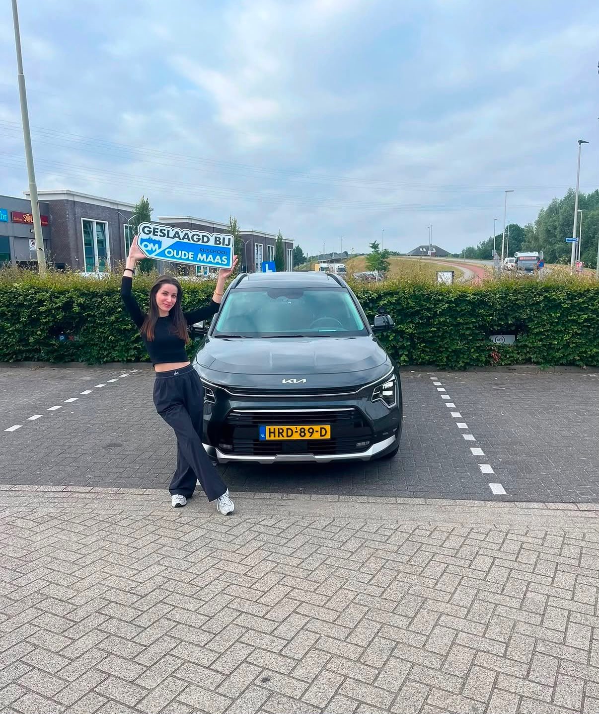 Geslaagde leerling bij Rijschool Oude Maas